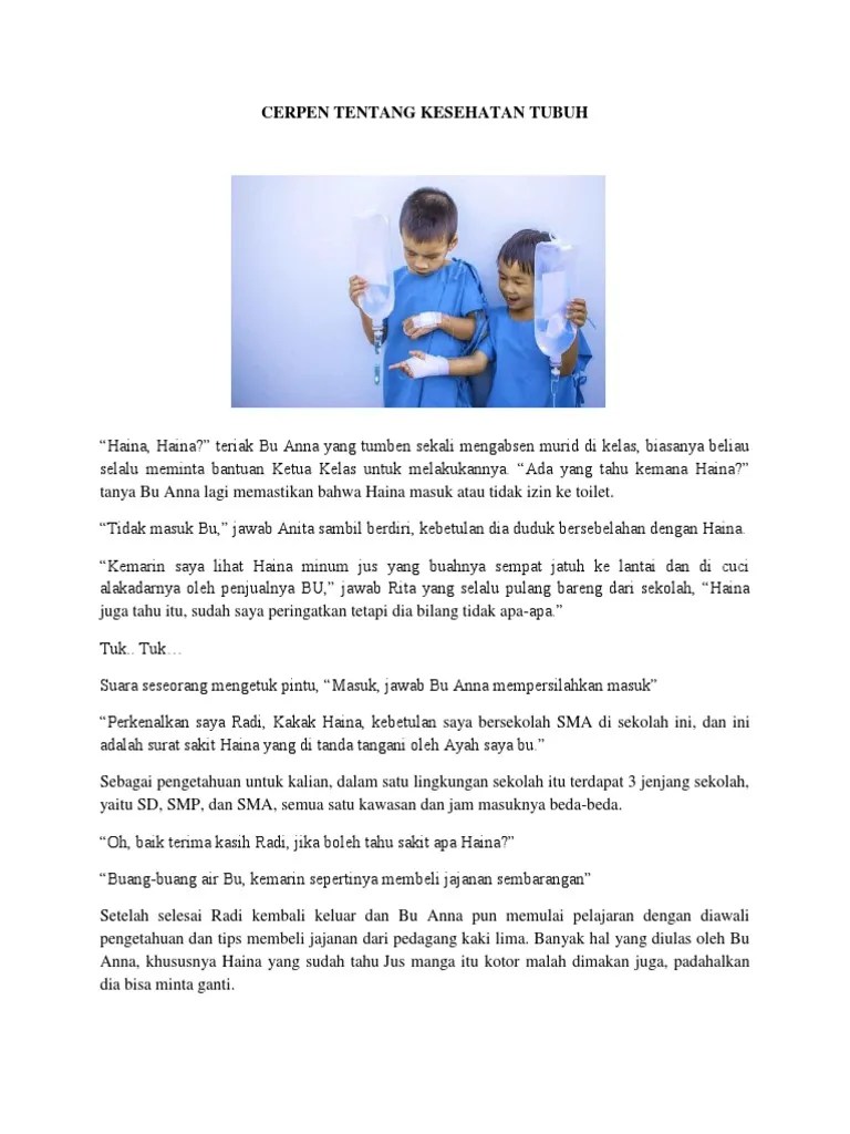 Cerpen Bertema Kesehatan – Goresan