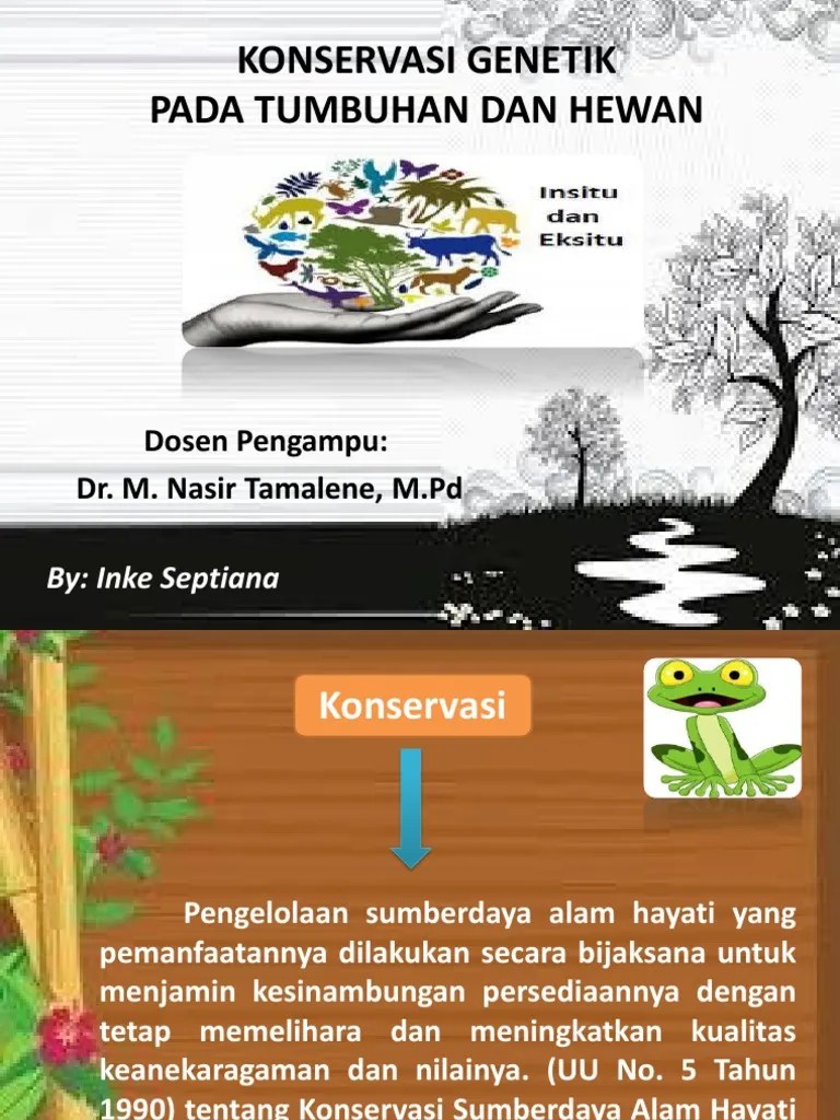 Konservasi Genetik | PDF