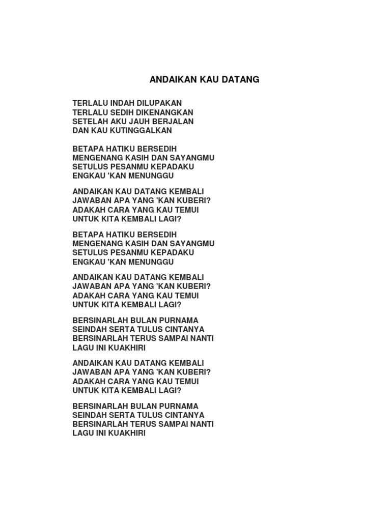 Lirik Lagu Perpisahan