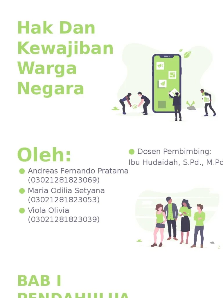 Hak Dan Kewajiban Warga Negara PDF