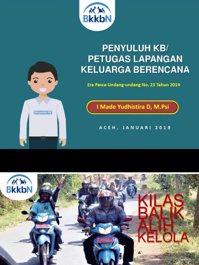 Penyuluh KB/ Petugas Lapangan Keluarga Berencana: I Made Yudhistira D,  M.Psi | PDF