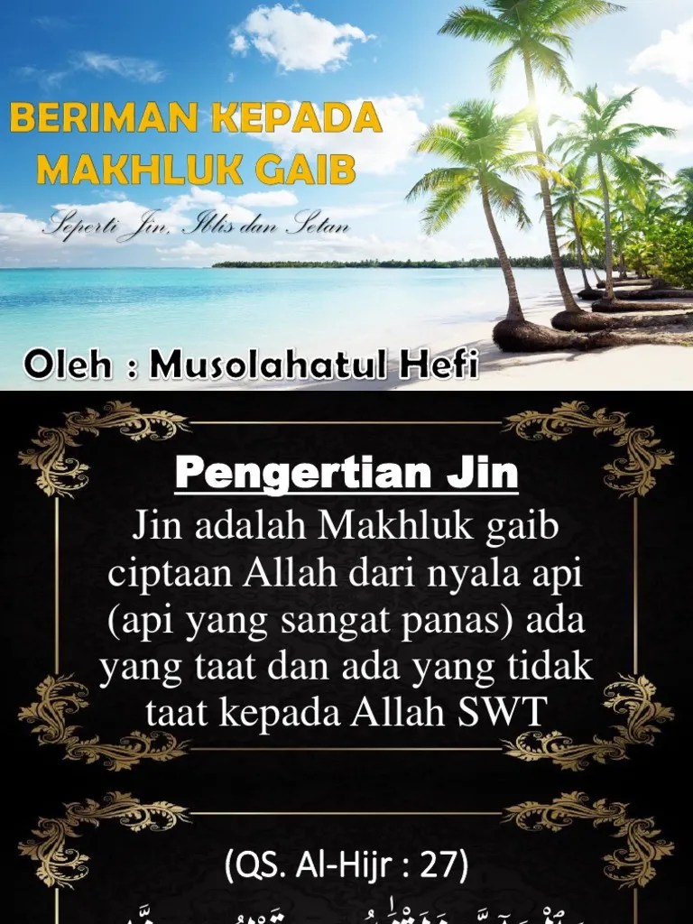 PowerPoint Makhluk Gaib | PDF