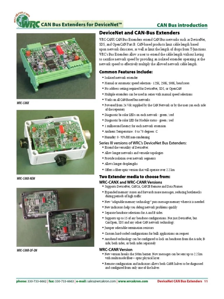 and CanBus Extenders PDF