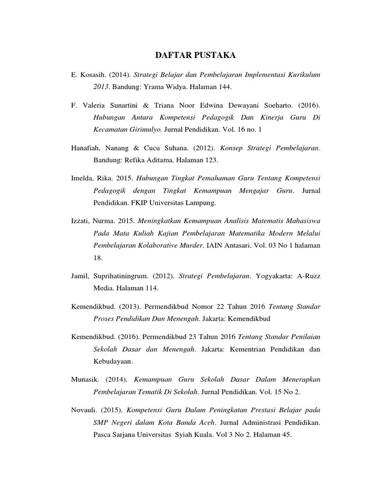 Daftar Pustaka | PDF