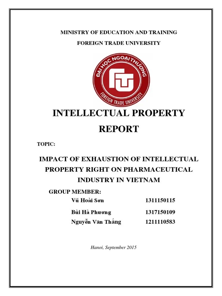 Intellectual Property Impact of Exhaustion of Intellectual Property
