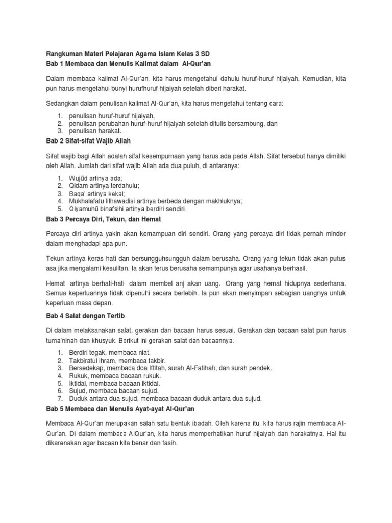 Soal Pai Kelas 3 Semester 1 Kurikulum 2013 – Dengan