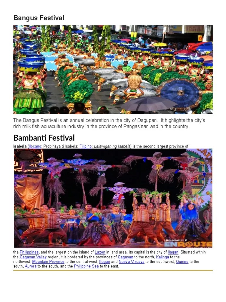 10 Non Religious Festival Philippines Free 30day Trial Scribd