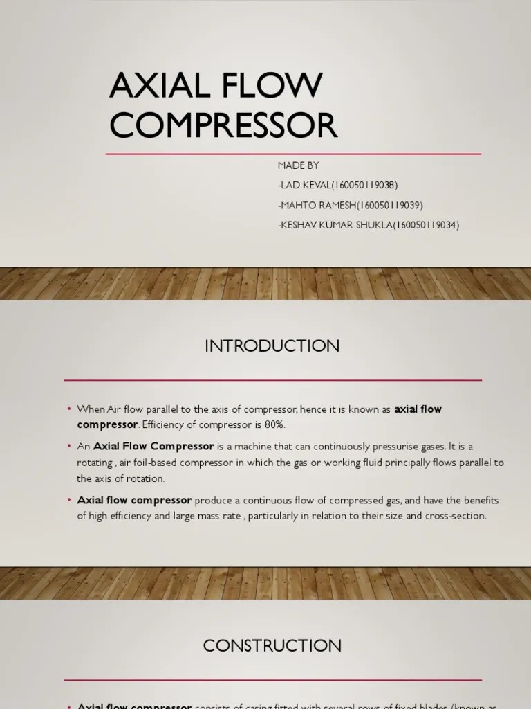 Axial Flow Compressor | PDF | Energy Technology | Turbomachinery