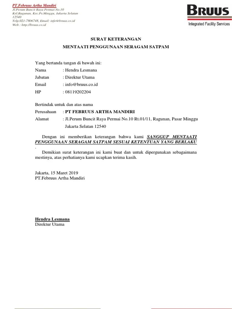 Contoh Surat Tanda Terima Seragam - THISISDMARSHMALLOW