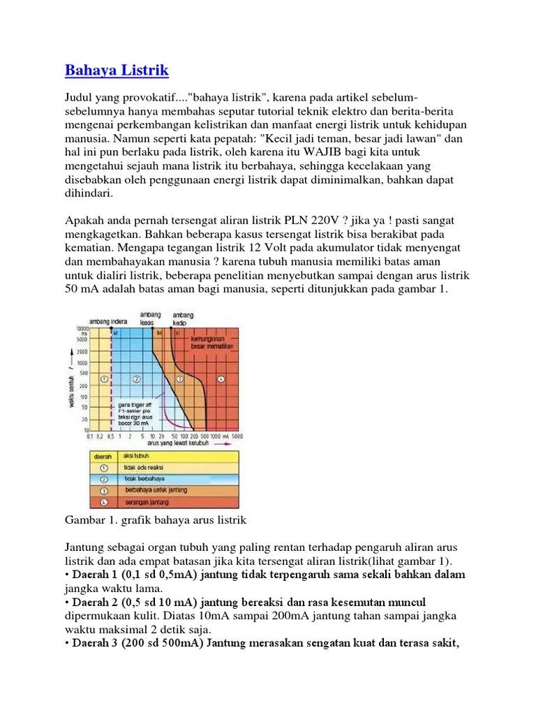 Bahaya Listrik | PDF