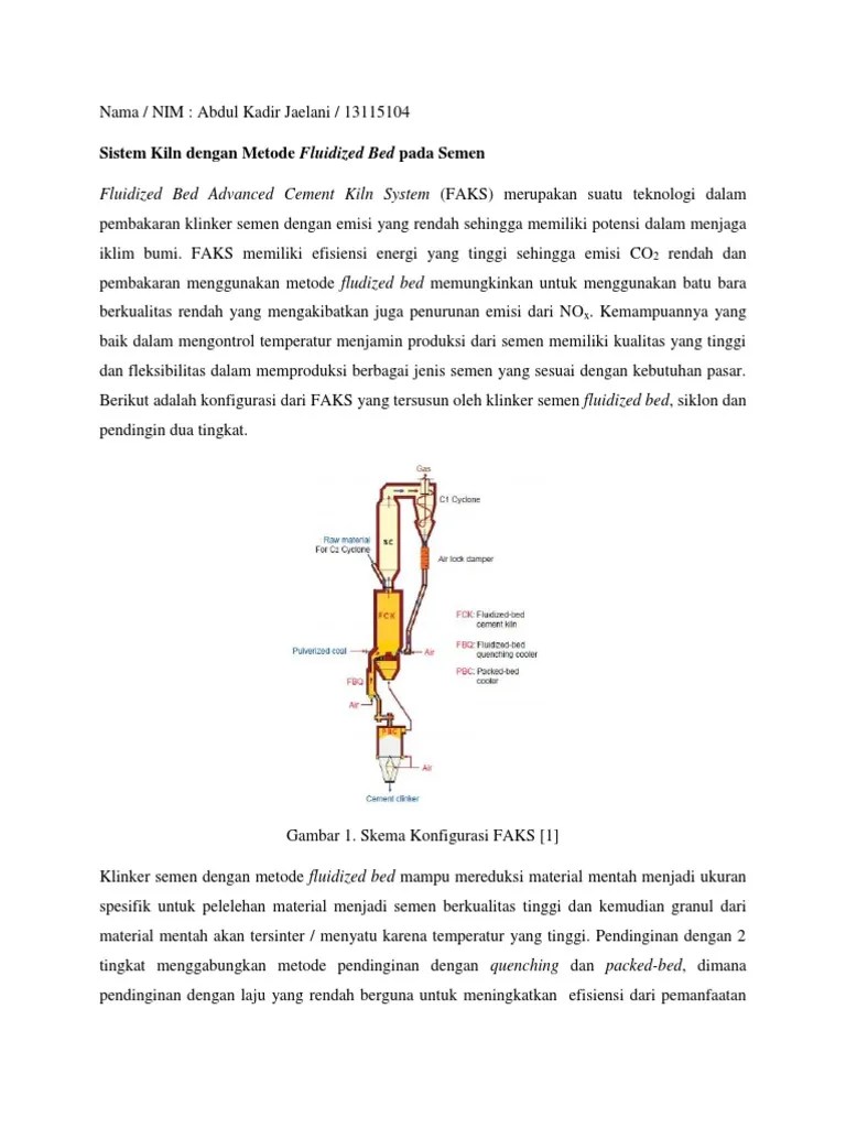 Sistem Kiln DG Teknologi Fluidized Bed (FAKS) PDF