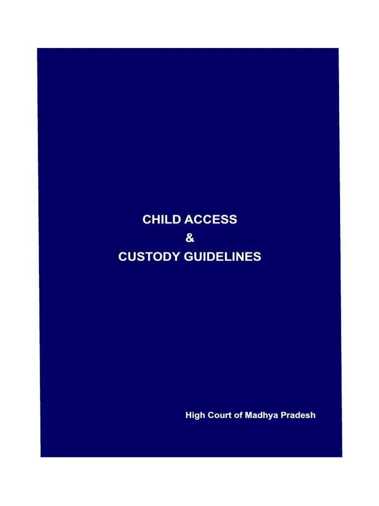 Child Access Rules Download Free PDF Contact (Law) Child Custody
