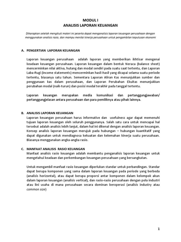 Mengapa Dalam Suatu Perusahaan Diperlukan Analisis Laporan Keuangan