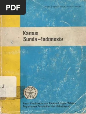 Kamus Sunda-Indonesia - (449h) A | PDF
