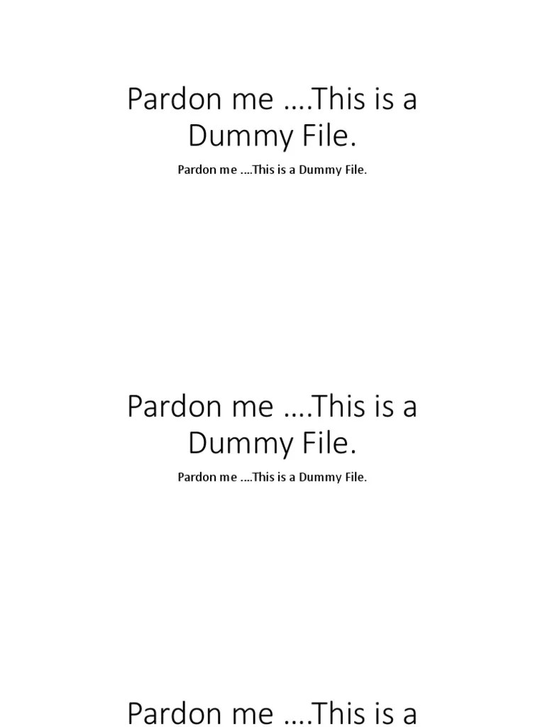 Dummy File PDF