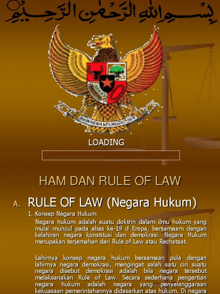 Ciri Ciri Negara Hukum Rule Of Law - Ini Cirinya