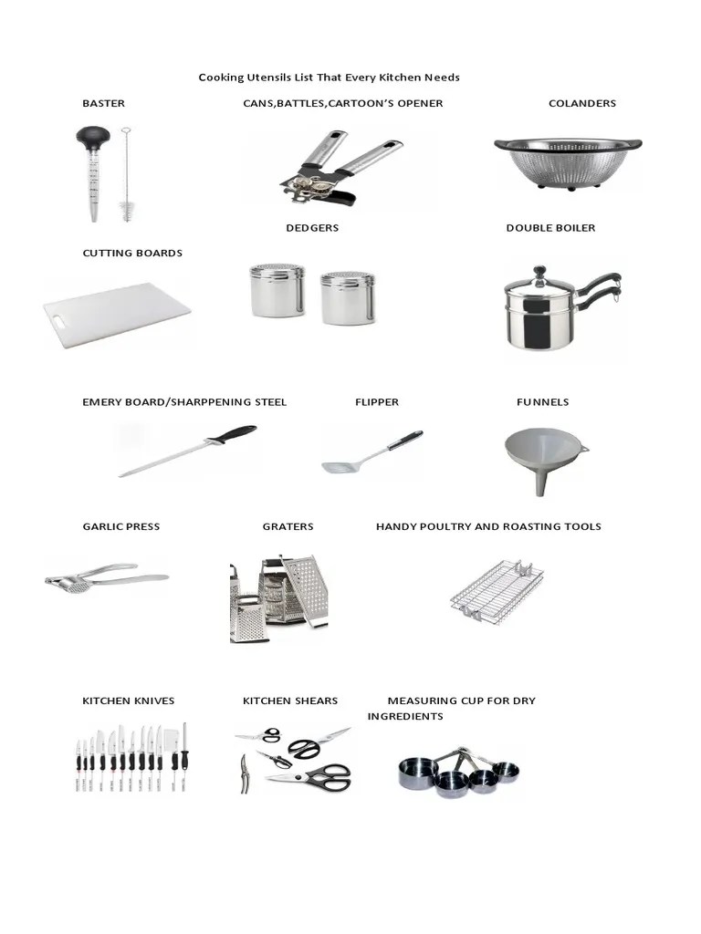 cooking Utensils List That Every Kitchen Needs.docx