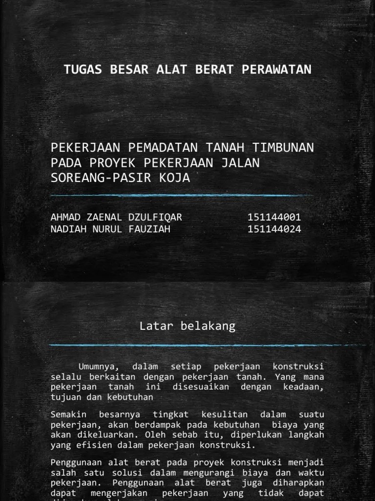 Perhitungan Pekerjaan Pemadatan Tanah Timbunan | PDF