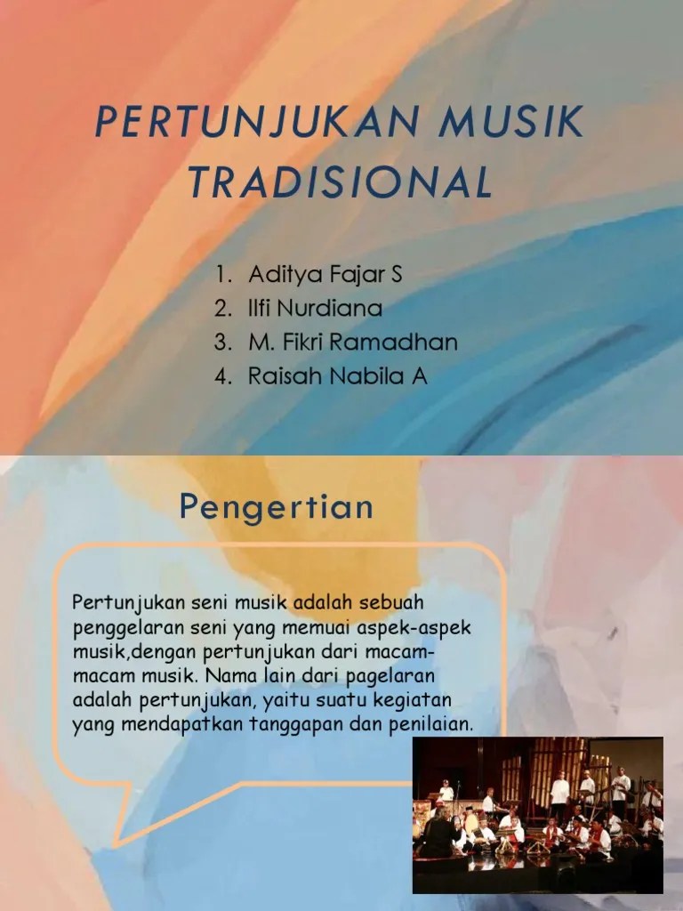 Pertunjukan Musik Tradisional | PDF