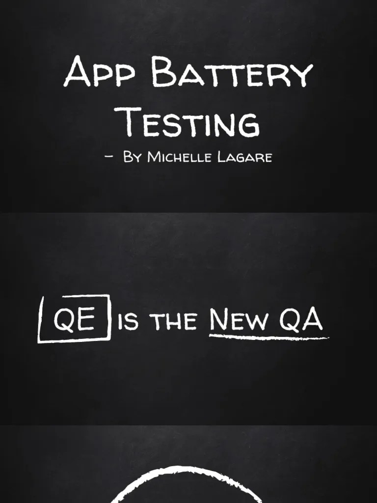 App Battery Testing PDF Mobile App Software Testing