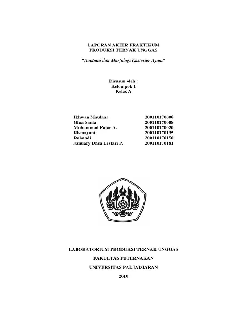 Laporan Praktikum Anatomi Morfologi Ayam | PDF