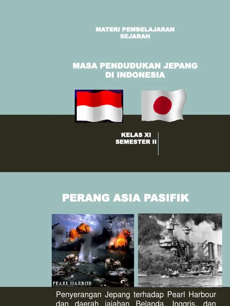 Masa Pendudukan Jepang Di Indoenesia | PDF