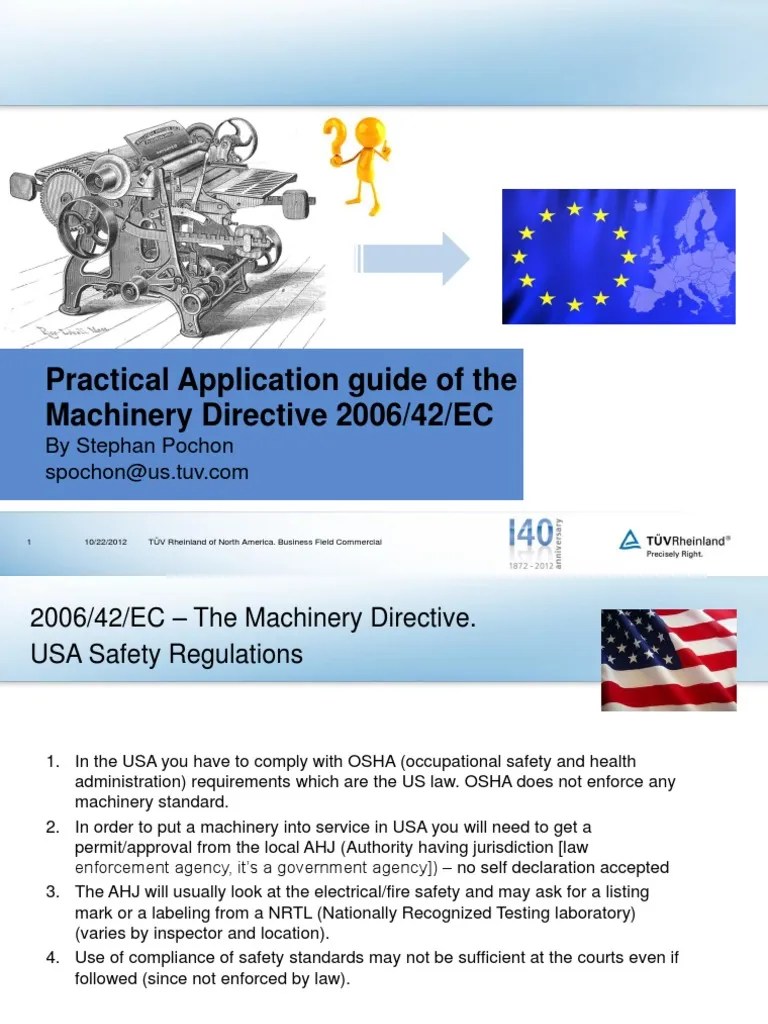 Guide of The Machinery Directive 2006/42/EC | PDF | Safety | Risk