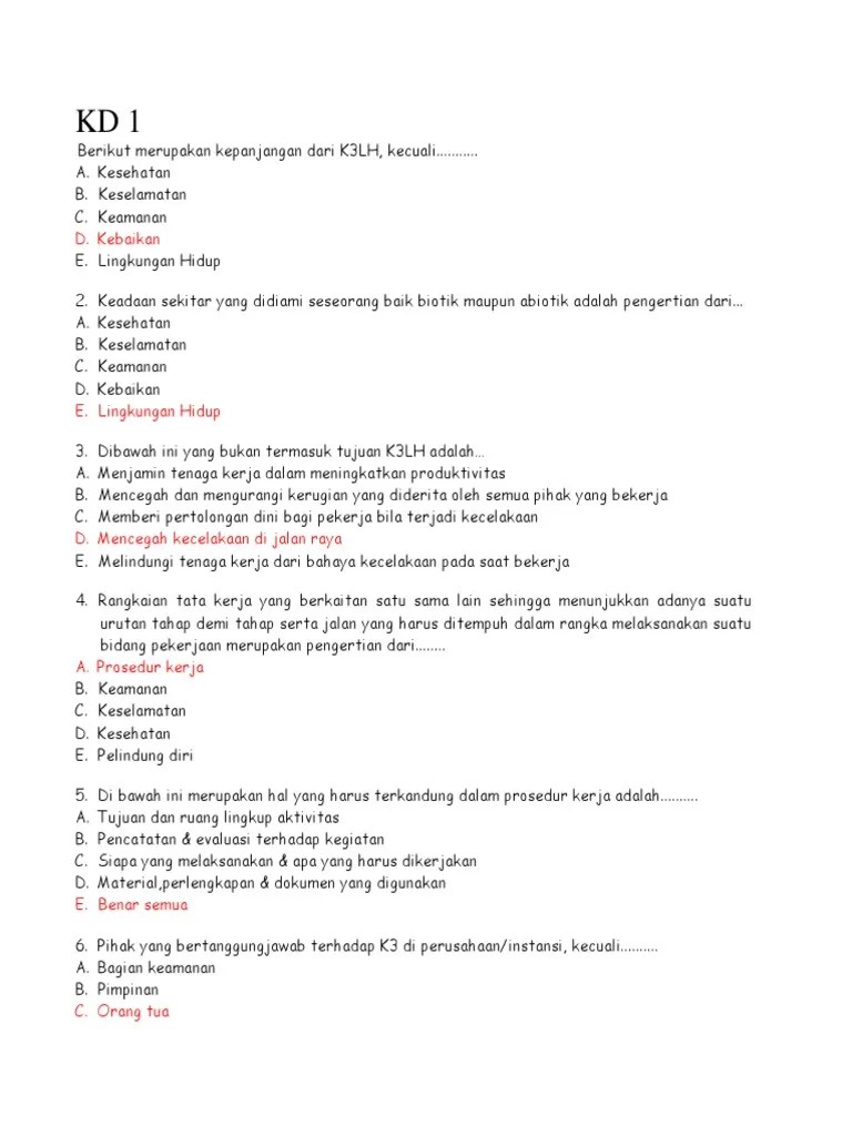 Berikut Yang Termasuk Tujuan Dari Keselamatan Dan Kesehatan Kerja Kecuali -  Info Seputar Kerjaan