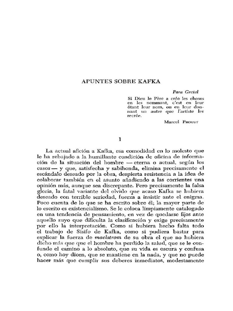 AdornoApuntes Sobre Kafka PDF