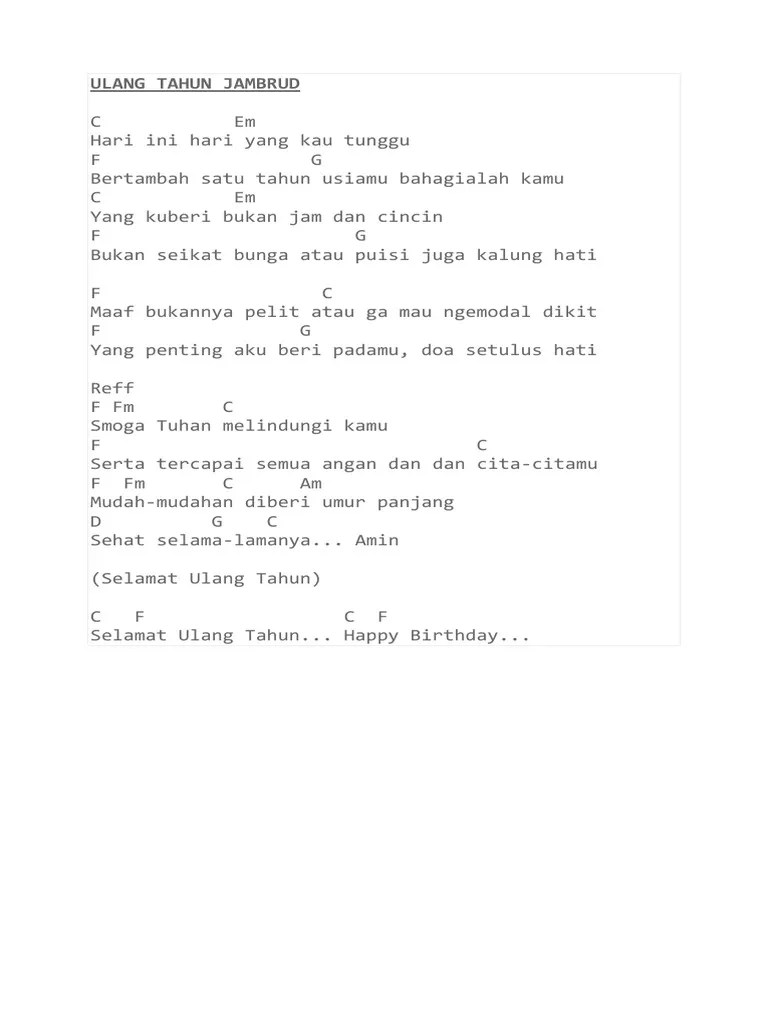 Kumpulan Lagu Lagu | PDF