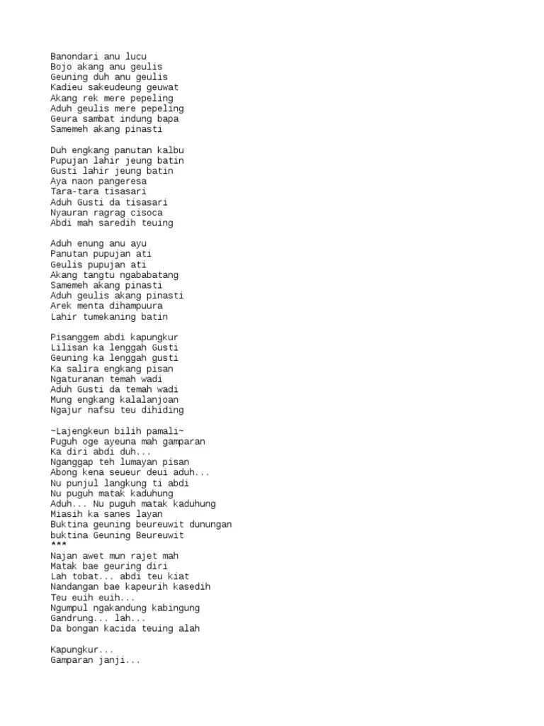 Lirik-Ceurik Rahwana | PDF