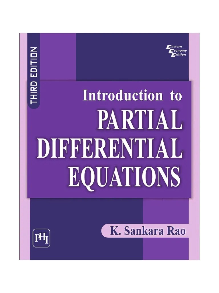Rao K.S Introduction to Partial Differential Equations (2011).pdf