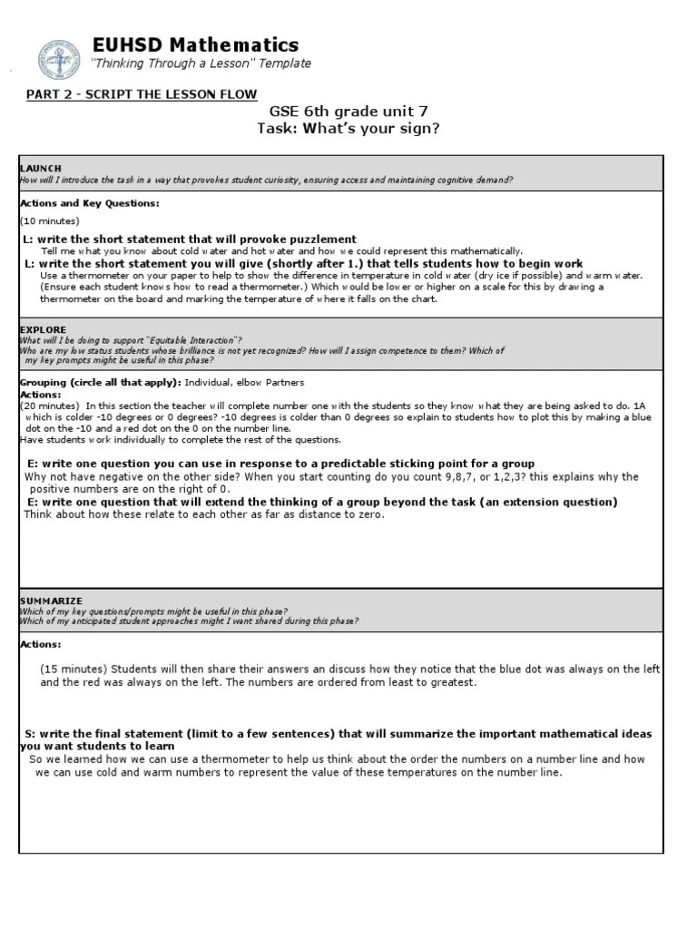 Launch Explore Summarize PDF Thermometer Question