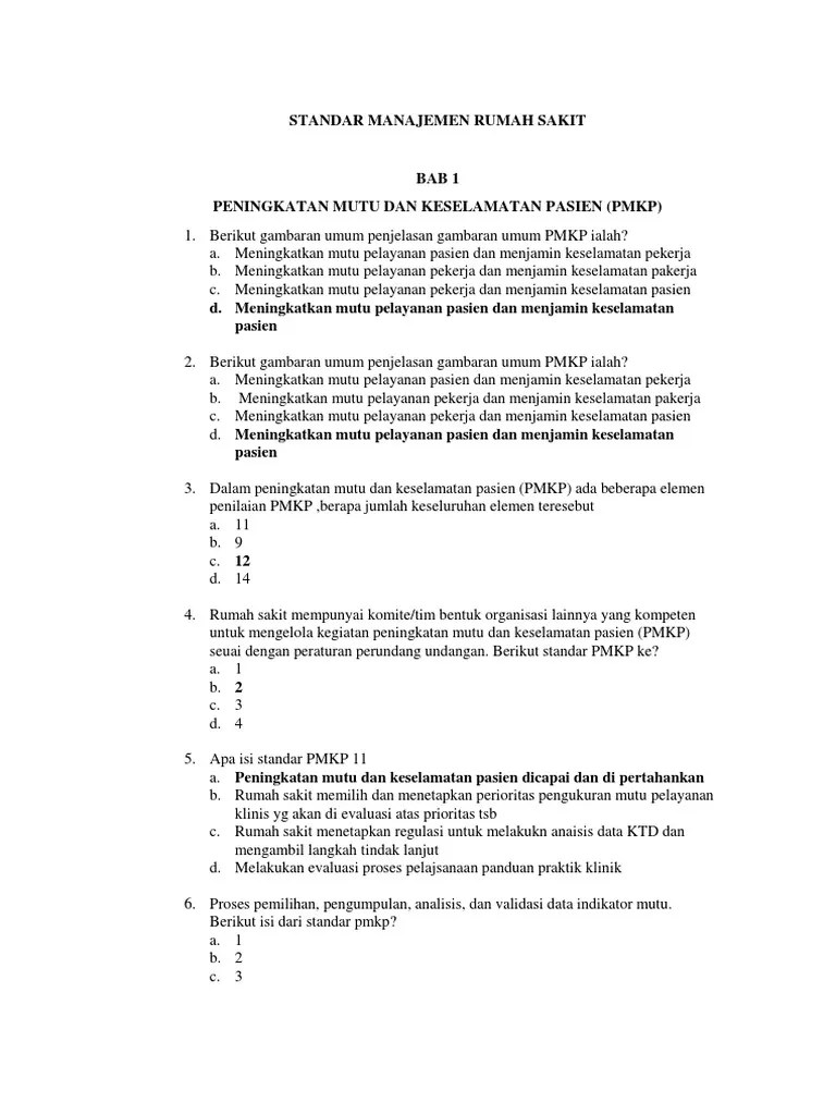 Contoh Soal Pilihan Ganda Tentang Manajemen Beserta Jawabannya