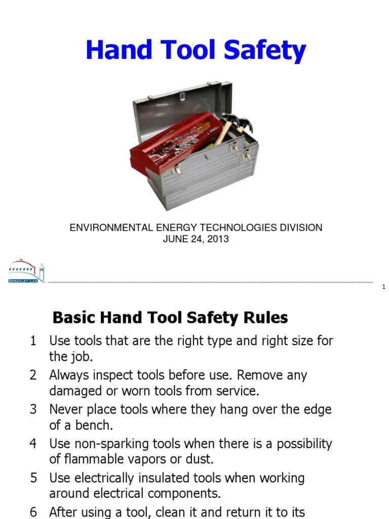 Hand Tool Training PDF Screw Tools