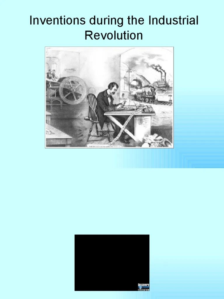 Inventions During The Industrial Revolution PDF