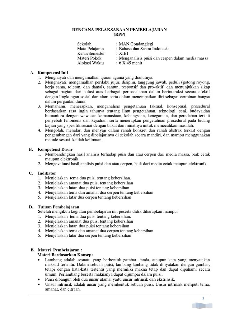 Puisi Tema Lingkungan Sekolah Adiwiyata