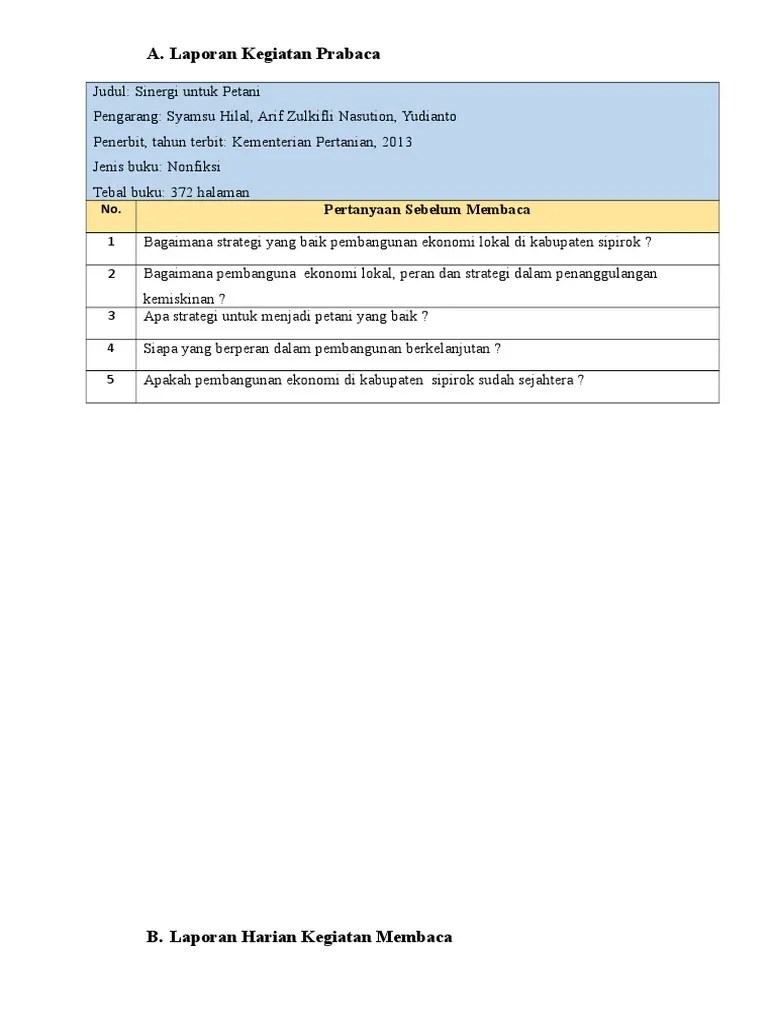 Laporan Literasi | PDF