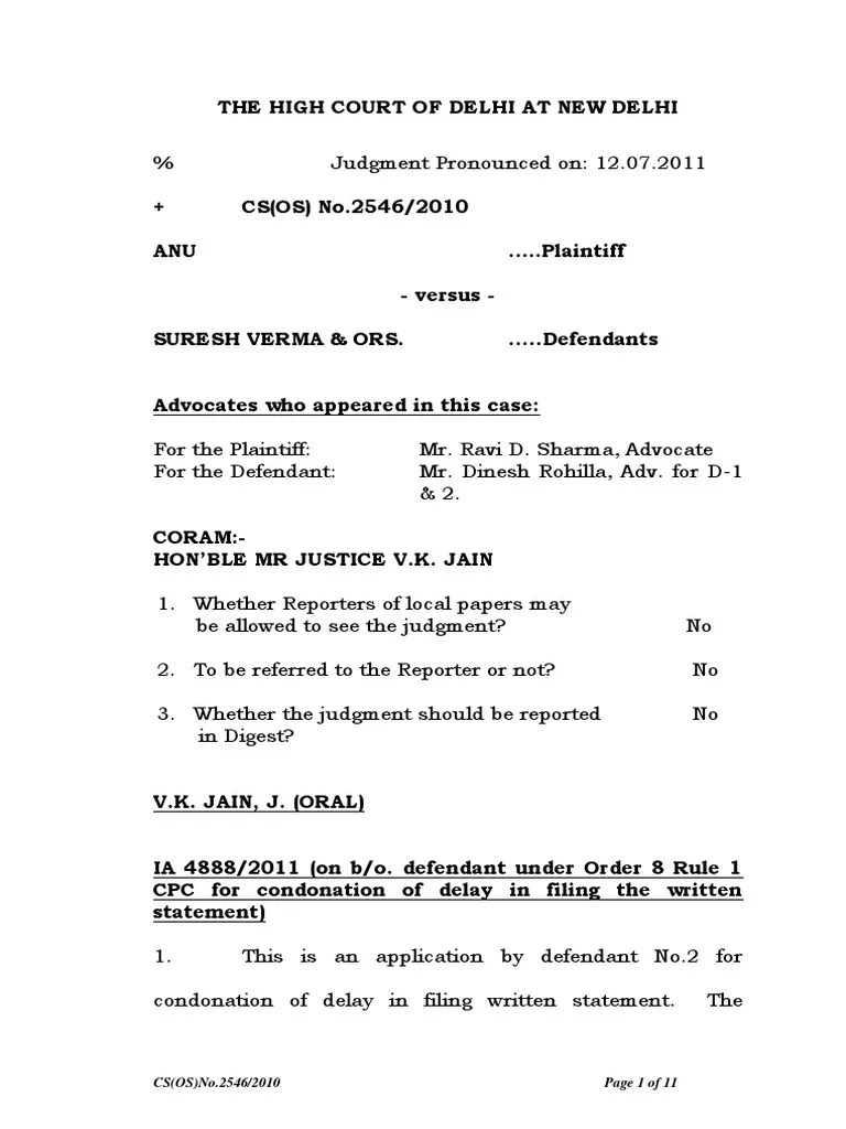 Suit For Partition Court Fee PDF Lawsuit Property