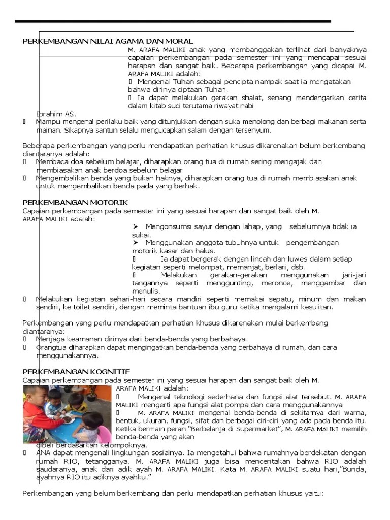 Evaluasi akhir tahun dan prosen penilaian akhir tahun pat mendekati selesai bapak ibu guru mungkin membutuhkan link download aplikasi. Pengisian Raport Paud K13 Semester 2 Cara Golden