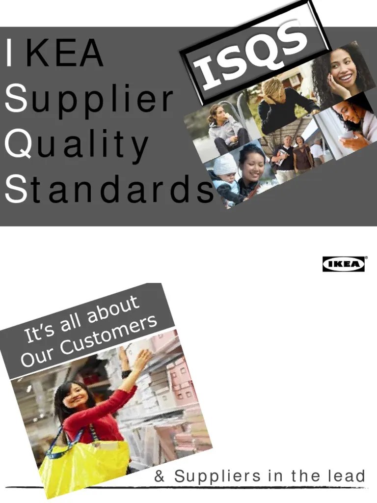 IKEA Supplier Quality Standards Verification And Validation Calibration