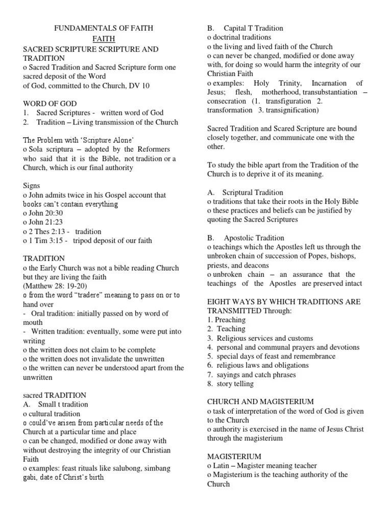 Fundamentals of Faith: An In-Depth Exploration of the Relationship