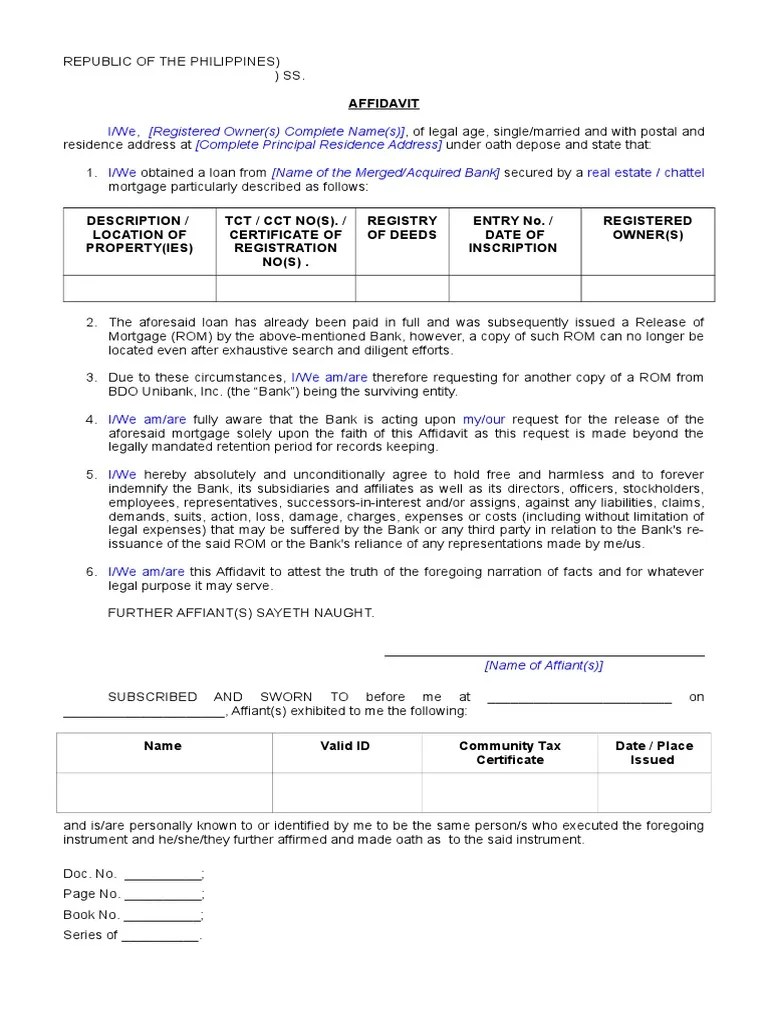 (Registered Owner(s) Complete Name(s) ) Principal Residence