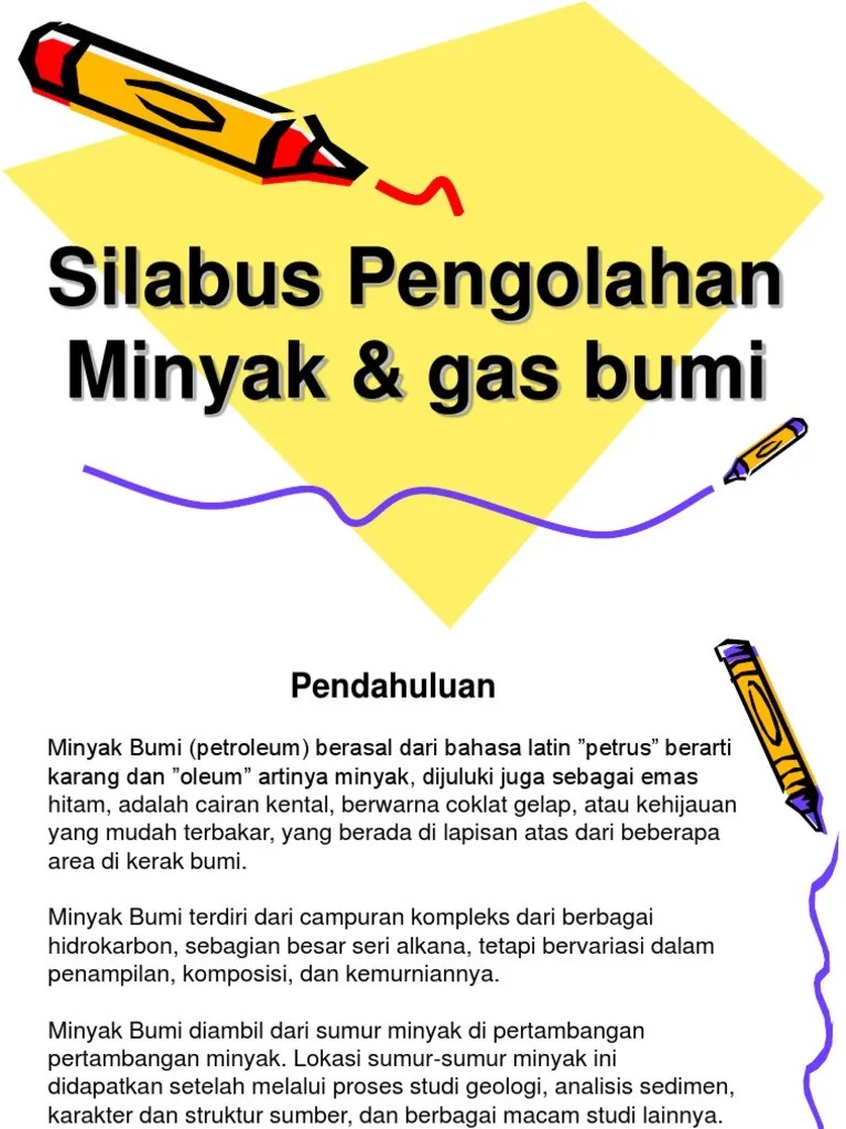 9. Pengolahan Minyak & Gas Bumi