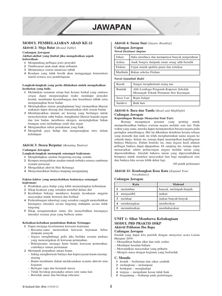 Baca versi flipbook dari omg 6 bm tg 1. Jawapan Buku Teks Bahasa Melayu Tingkatan 2 Janetronicholson