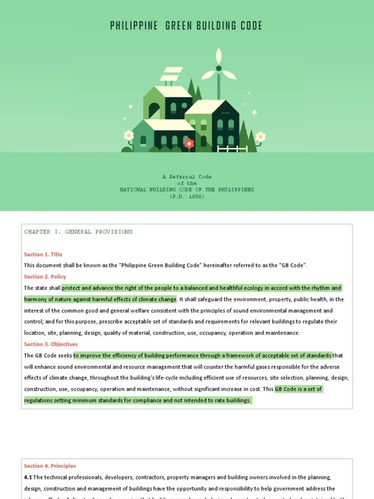 Philippines Green Building Code Green Building Hvac