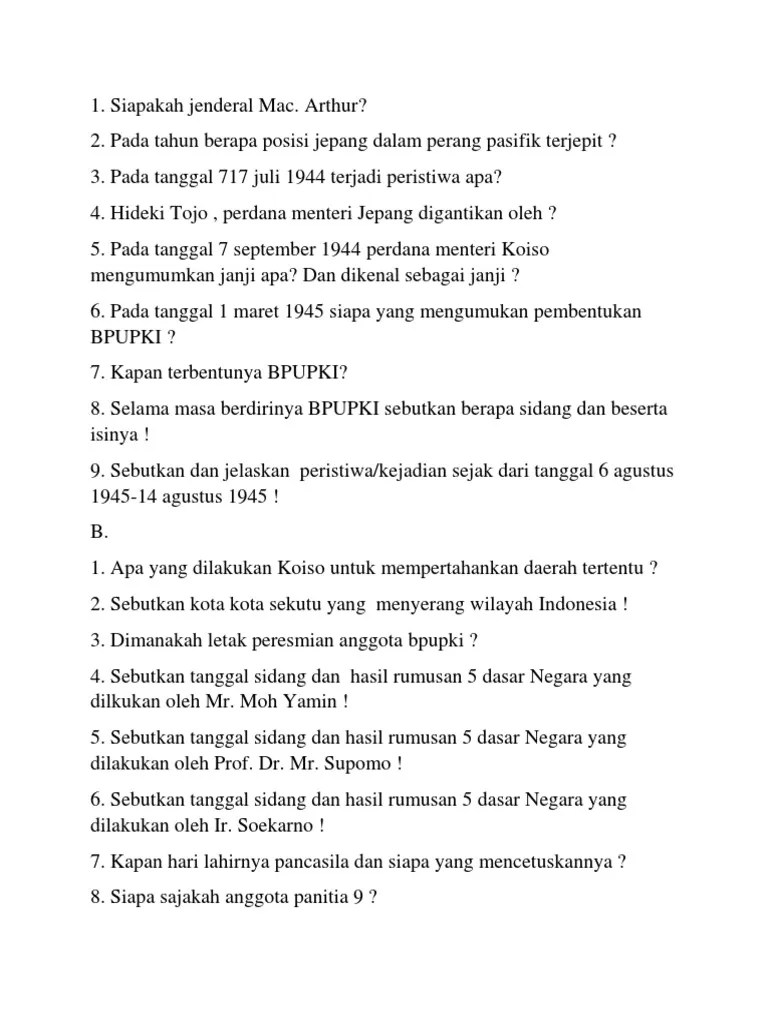 Soal Ips Bab 10 | PDF