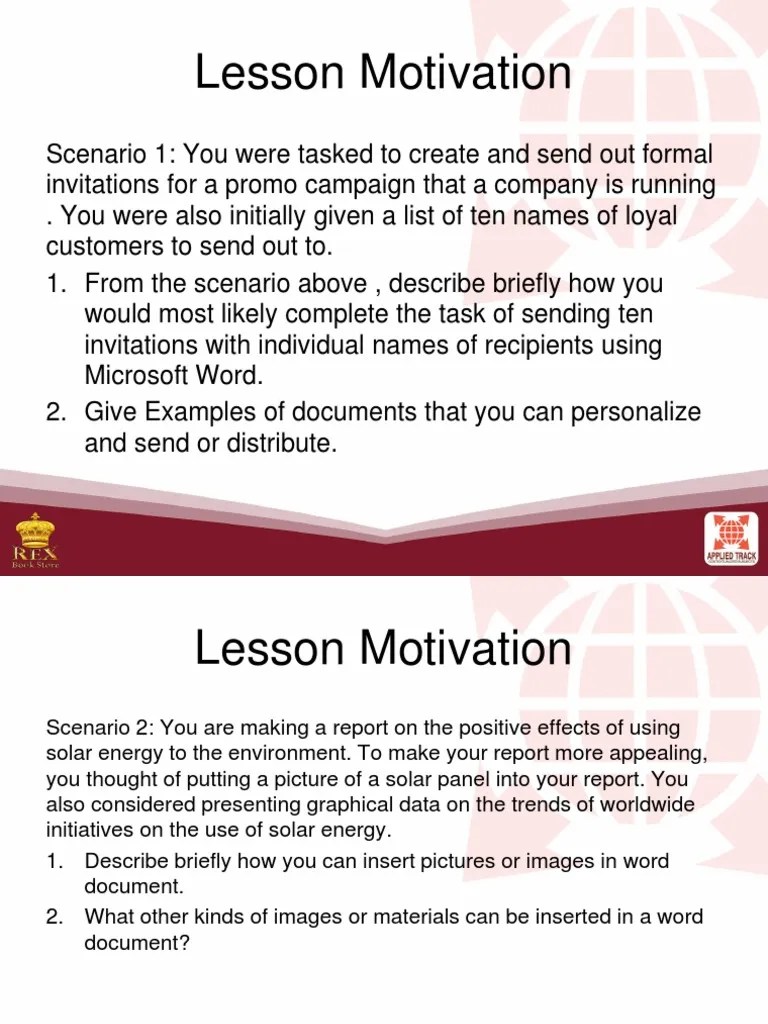 L3 Advanced Word Processing Skills Computing Technology