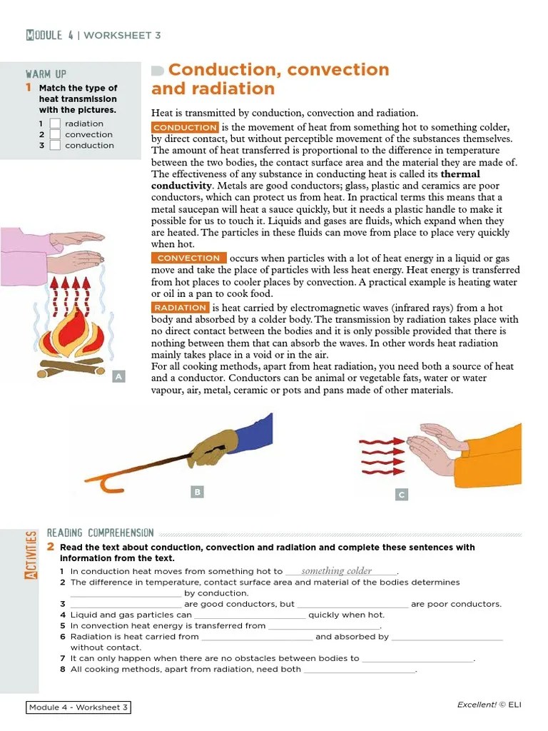 Conduction Convection Radiation Reading PDF Heat Transfer Convection