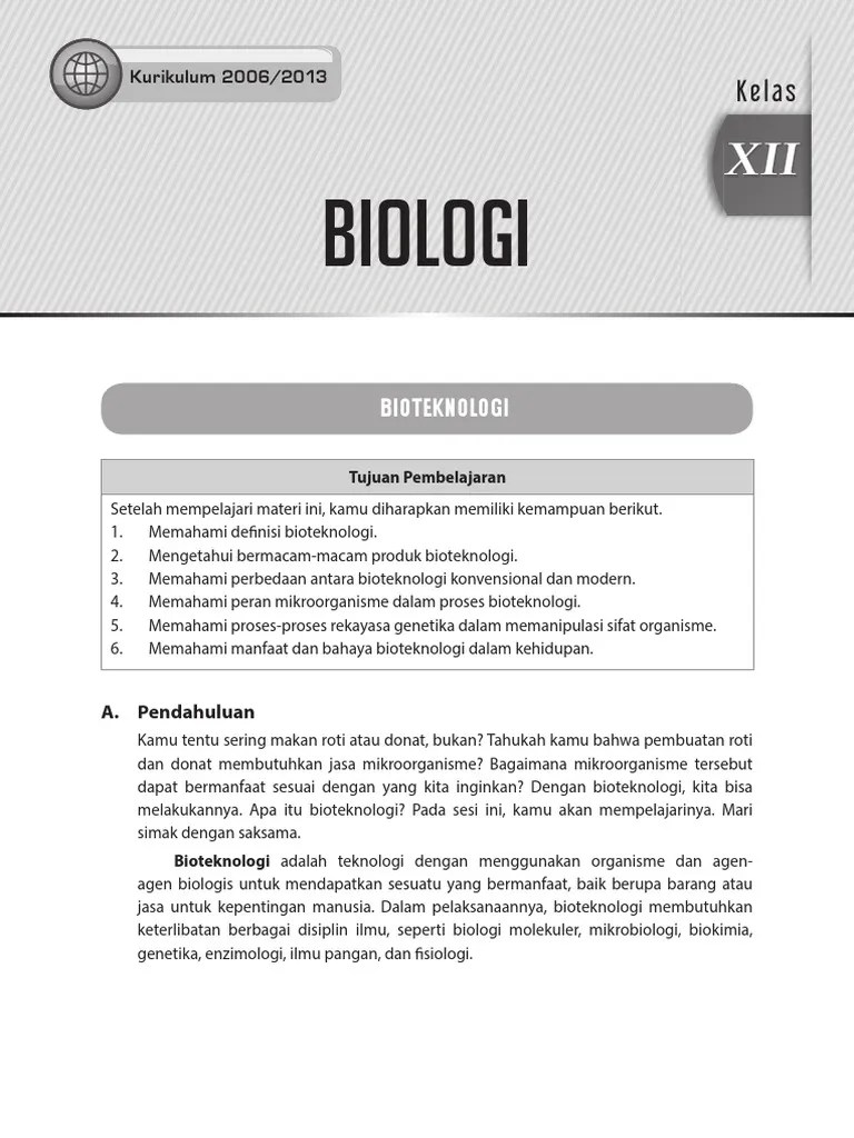 Bioteknologi Konvensional Dan Bioteknologi Modern 0 | PDF